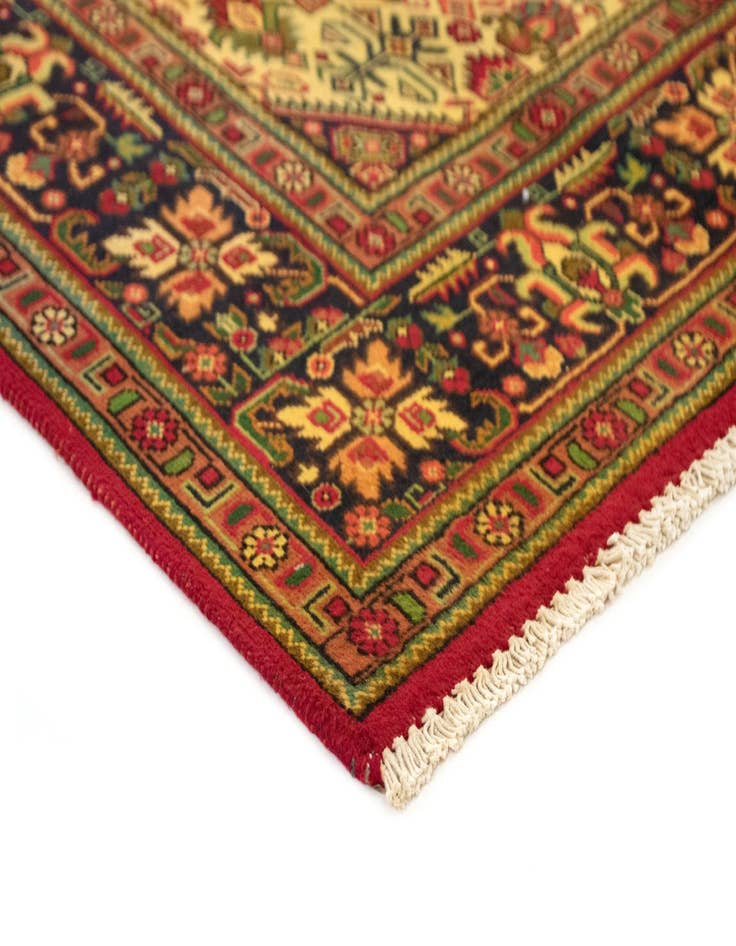 Detail image of  6' 6 x 9' 10  Hand Knotted Tabriz Persian Wool Rug