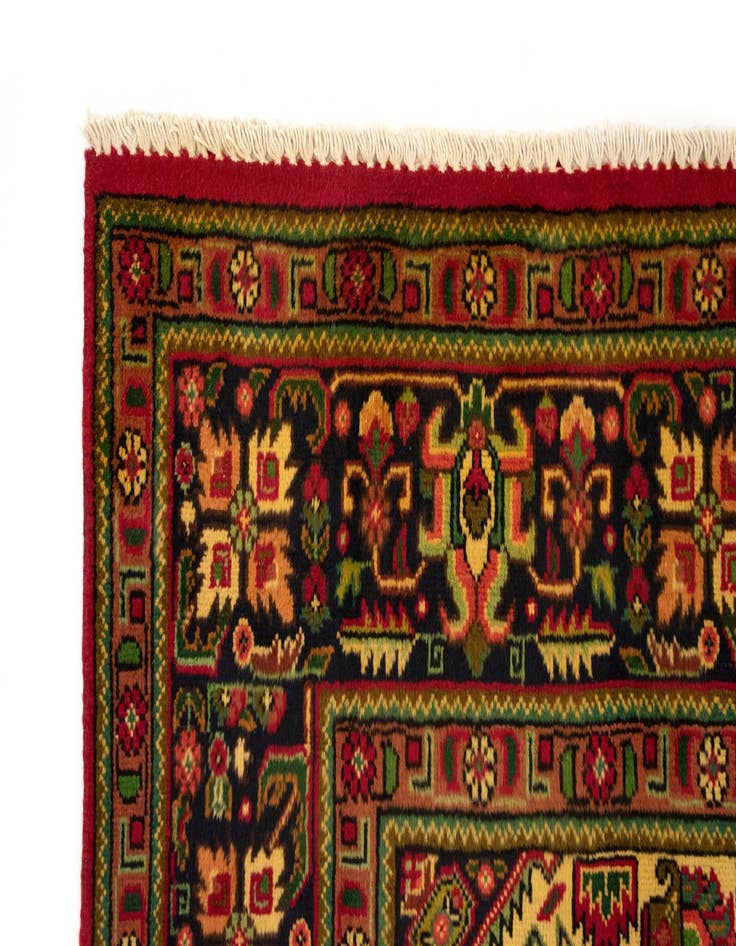 Detail image of  6' 6 x 9' 10  Hand Knotted Tabriz Persian Wool Rug