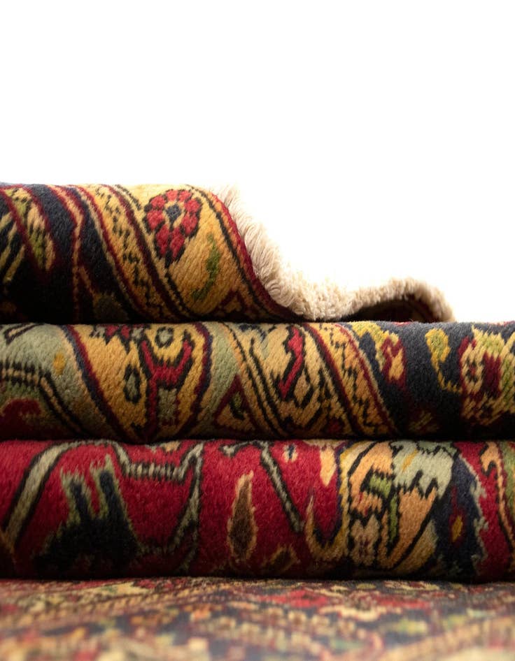 Detail image of  6' 7 x 9' 8  Hand Knotted Tabriz Persian Wool Rug