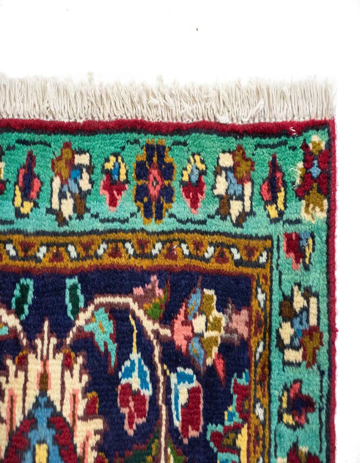 Detail image of  9' 9 x 13' 1  Hand Knotted Tabriz Persian Wool Rug