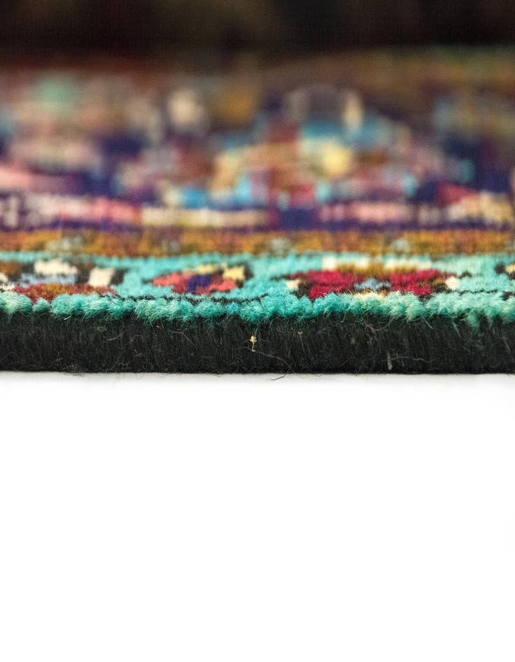 Detail image of  9' 10 x 13'  Hand Knotted Tabriz Persian Wool Rug