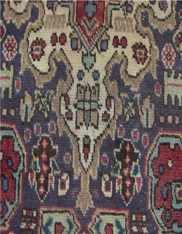 Detail image of  4' 8 x 8' 4  Hand Knotted Tabriz Persian Wool Rug