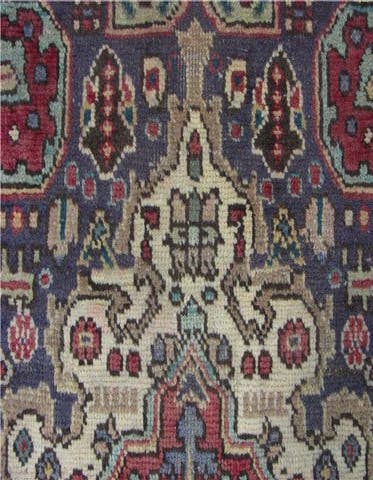 Detail image of  4' 8 x 8' 4  Hand Knotted Tabriz Persian Wool Rug