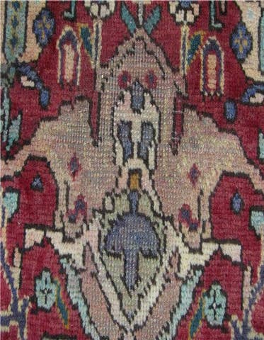 Detail image of  4' 8 x 8' 4  Hand Knotted Tabriz Persian Wool Rug