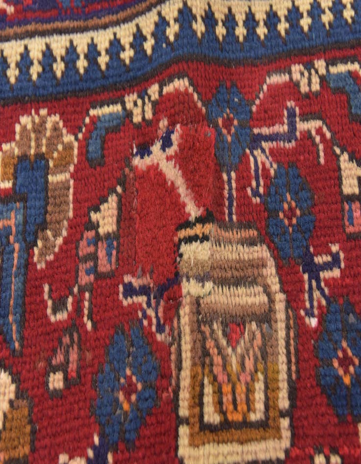 Detail image of  9' 6 x 12' 5  Hand Knotted Tabriz Persian Wool Rug