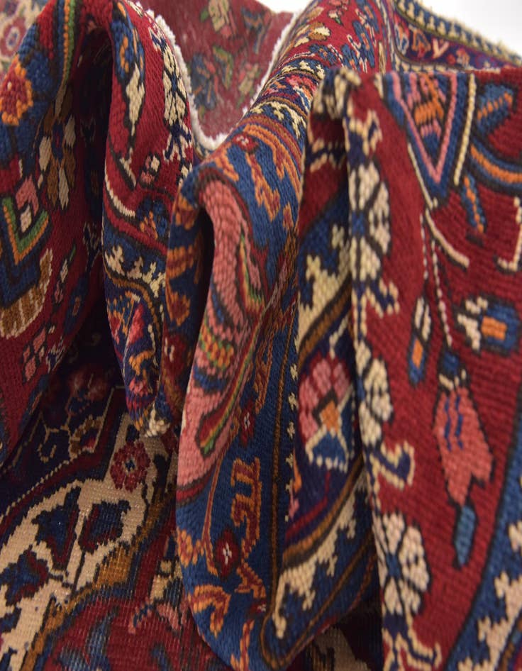 Detail image of  9' 6 x 12' 5  Hand Knotted Tabriz Persian Wool Rug