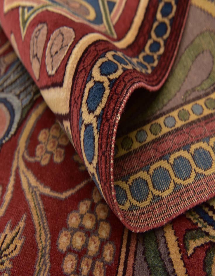 Detail image of  8' 10 x 12'  Hand Knotted Tabriz Persian Wool Rug