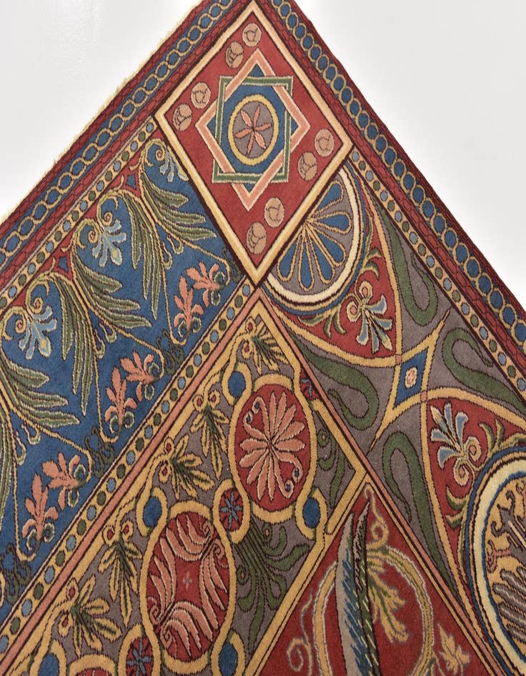 Detail image of  8' 10 x 12'  Hand Knotted Tabriz Persian Wool Rug