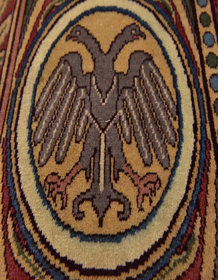 Detail image of  8' 10 x 12'  Hand Knotted Tabriz Persian Wool Rug