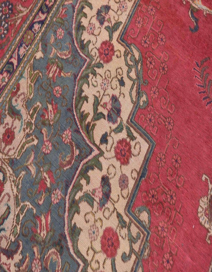 Detail image of  9' 4 x 12' 4 Tabriz Wool Rug