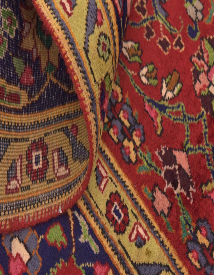 Detail image of  9' 7 x 12' 10  Hand Knotted Tabriz Persian Wool Rug
