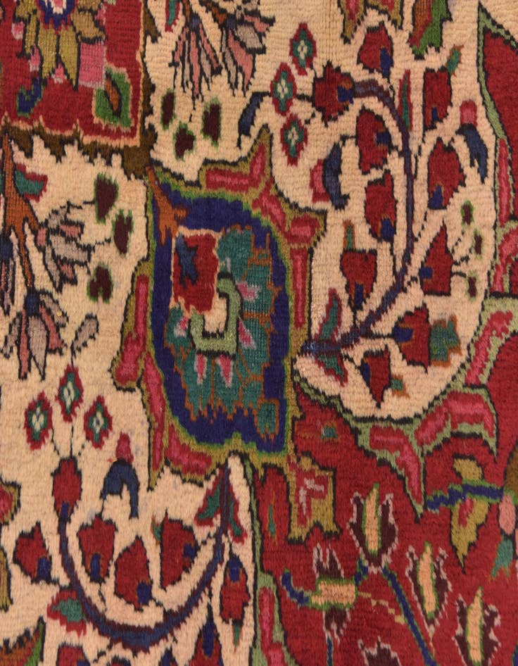 Detail image of  9' 7 x 12' 10  Hand Knotted Tabriz Persian Wool Rug