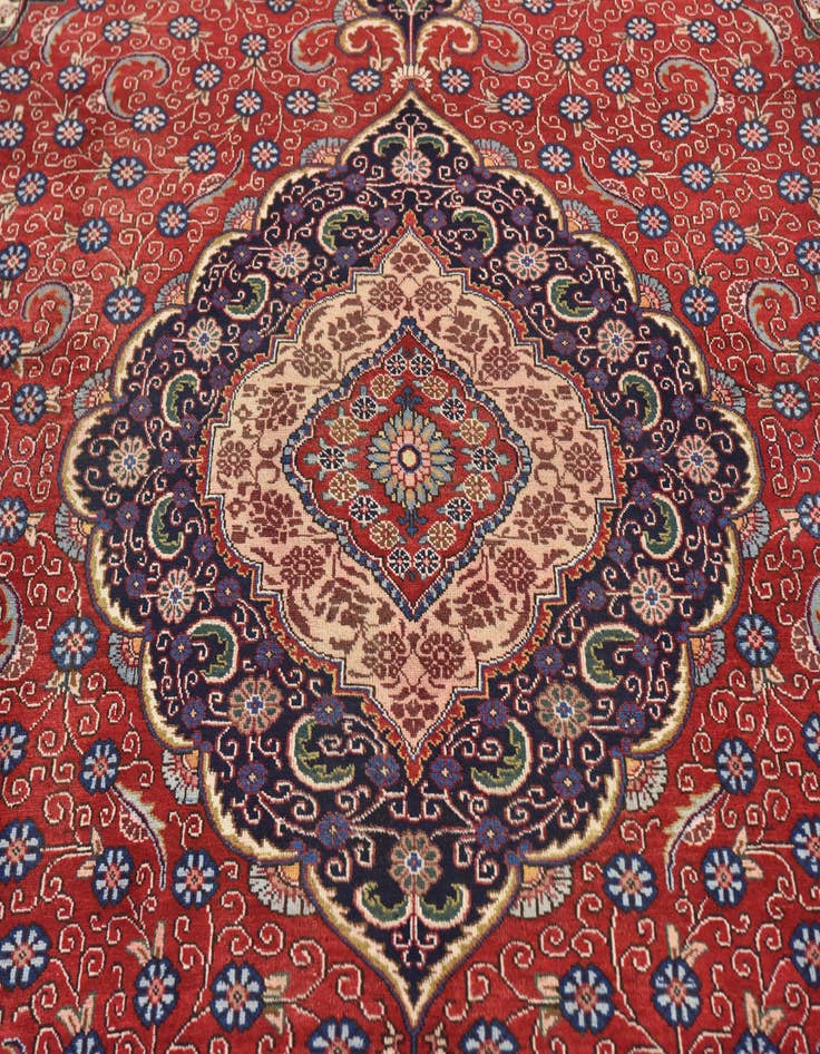 Detail image of  10' 2 x 13' 5  Hand Knotted Tabriz Persian Wool Rug