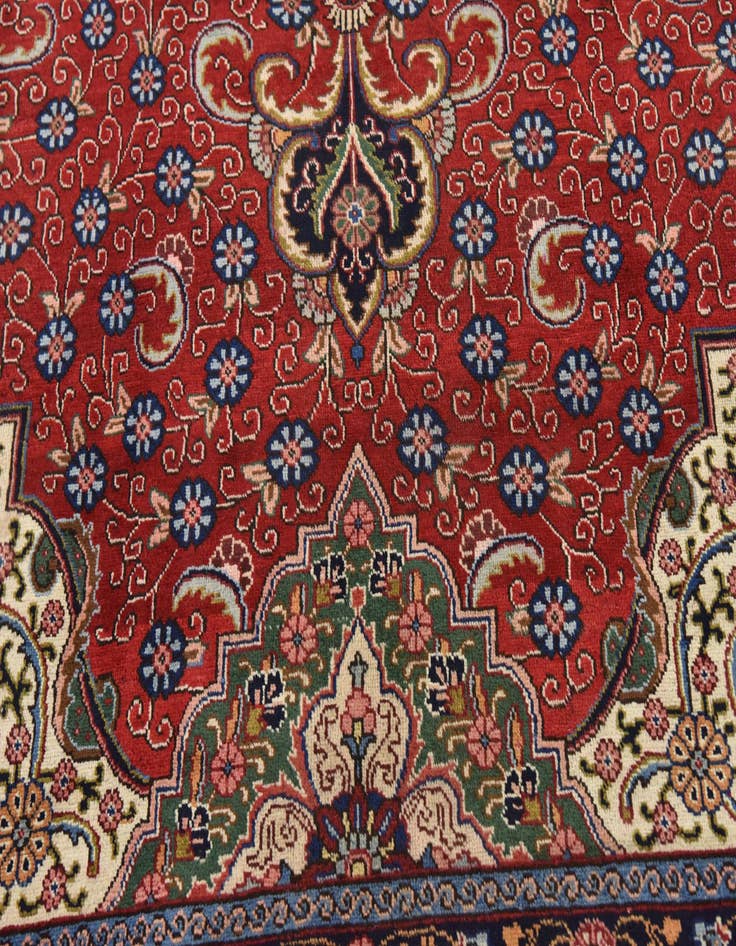 Detail image of  10' 2 x 13' 5  Hand Knotted Tabriz Persian Wool Rug