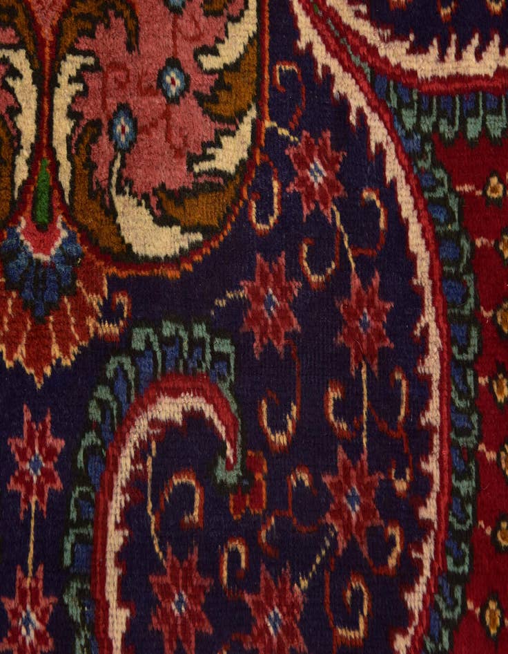 Detail image of  9' 7 x 12' 6  Hand Knotted Tabriz Persian Wool Rug