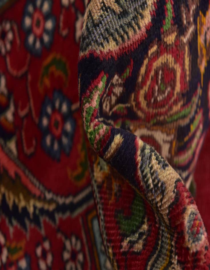 Detail image of  9' 6 x 12' 9  Hand Knotted Tabriz Persian Wool Rug