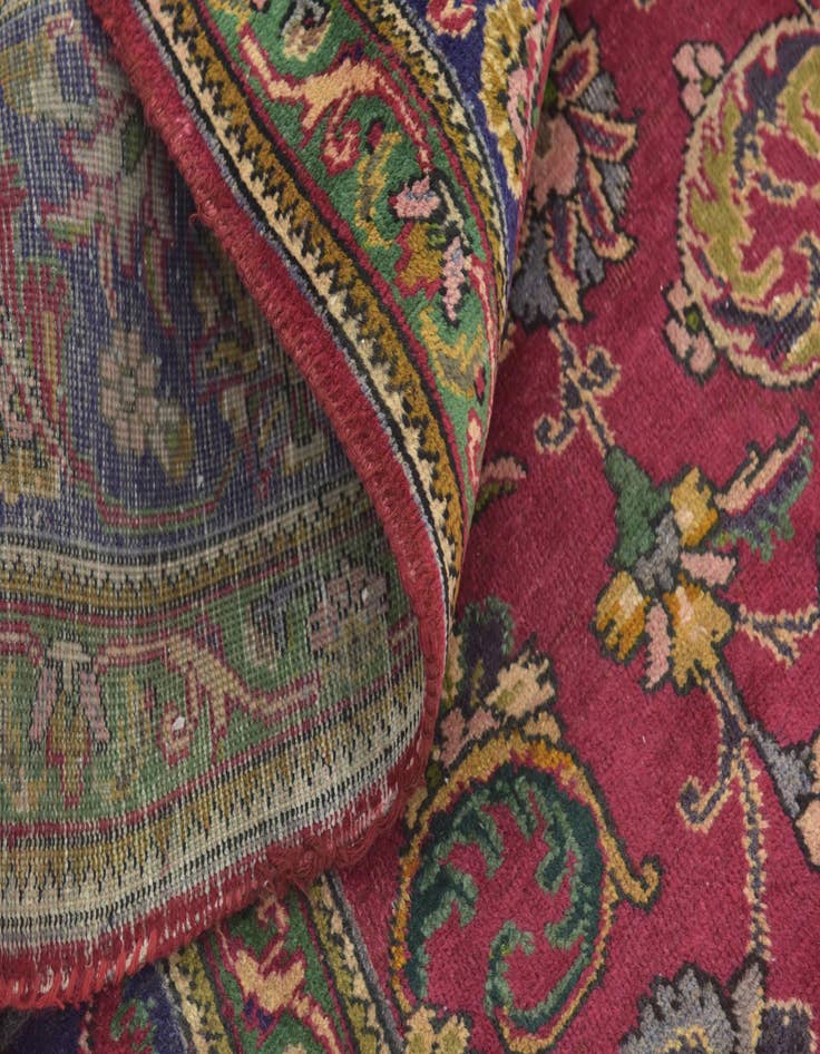 Detail image of 9' 10 x 13' 2 Hand Knotted Tabriz Persian Wool Rug