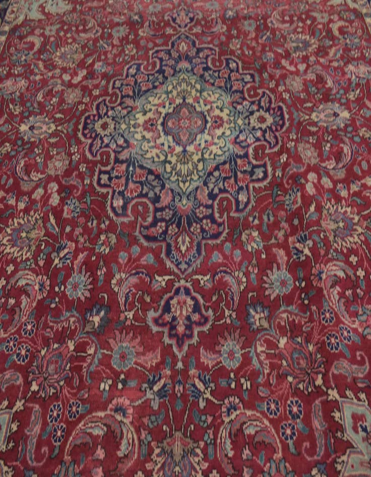 Detail image of  9' 8 x 13' 2  Hand Knotted Tabriz Persian Wool Rug