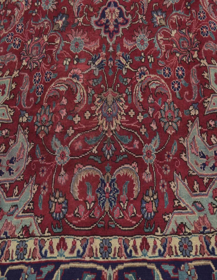 Detail image of  9' 8 x 13' 2  Hand Knotted Tabriz Persian Wool Rug