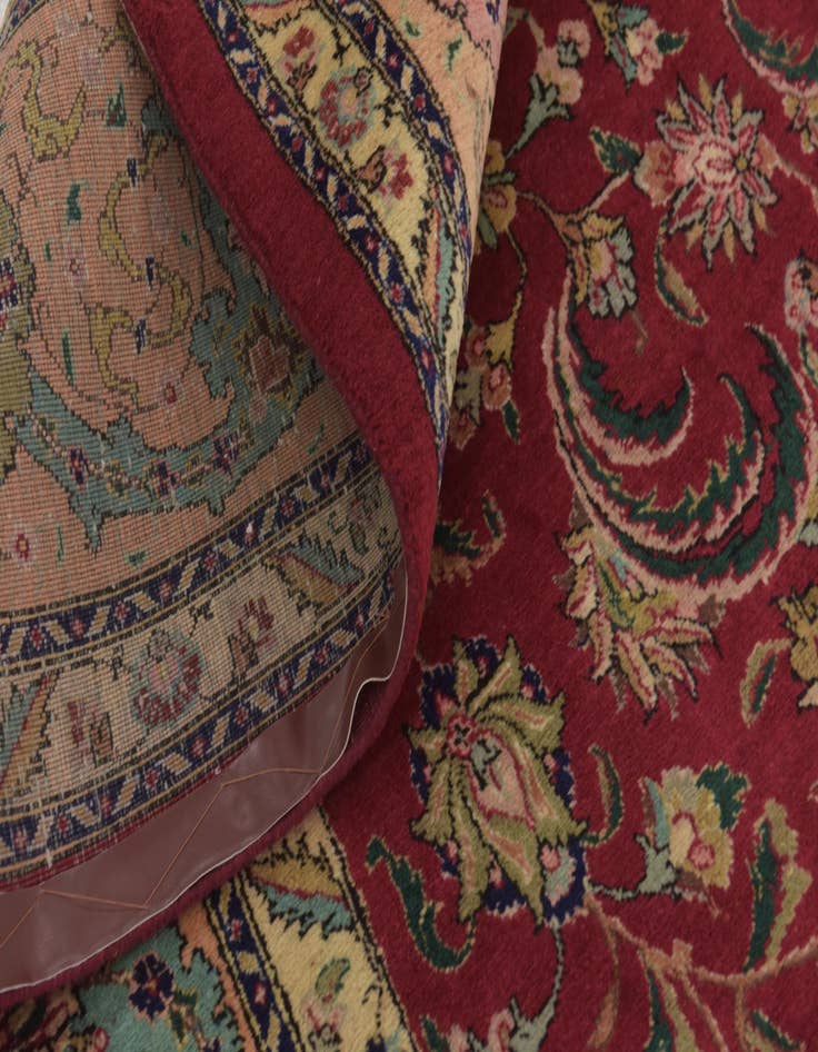 Detail image of  9' 7 x 13' 2  Hand Knotted Tabriz Persian Wool Rug