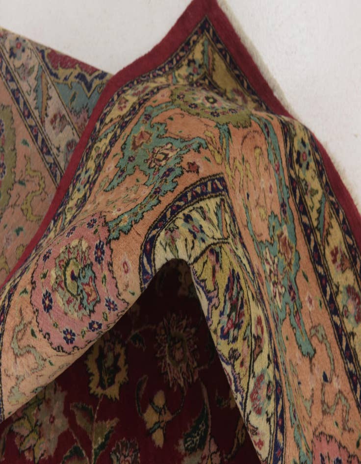 Detail image of  9' 7 x 13' 2  Hand Knotted Tabriz Persian Wool Rug