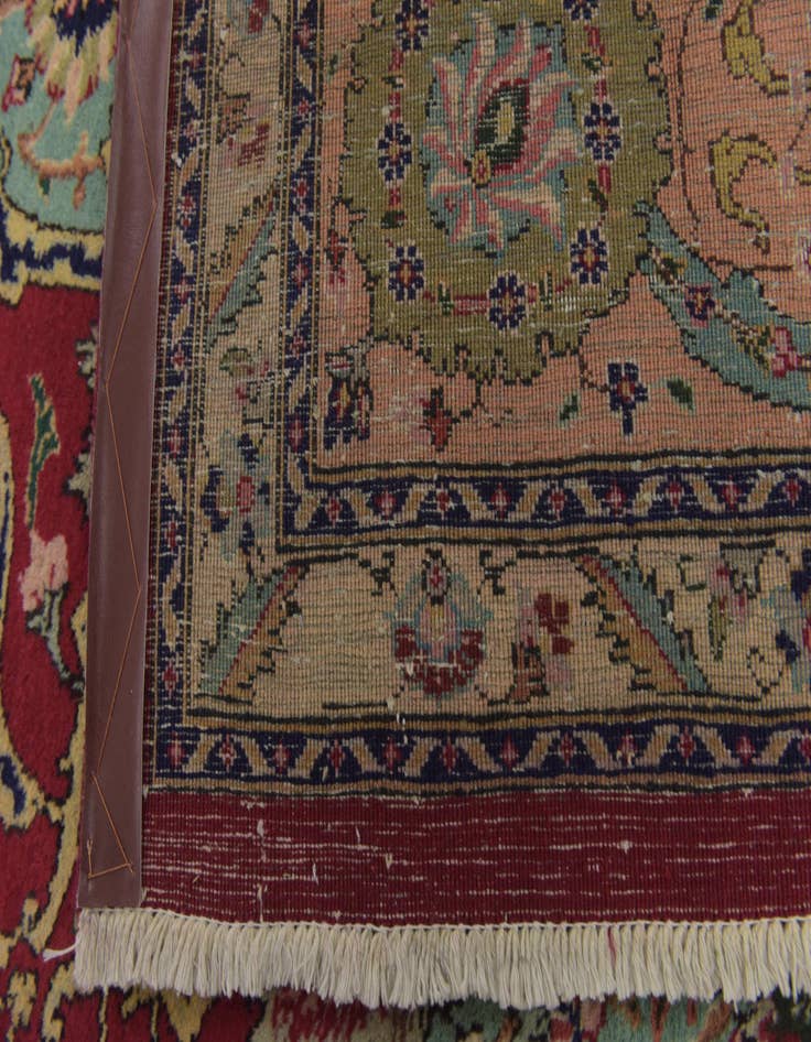 Detail image of  9' 7 x 13' 2  Hand Knotted Tabriz Persian Wool Rug