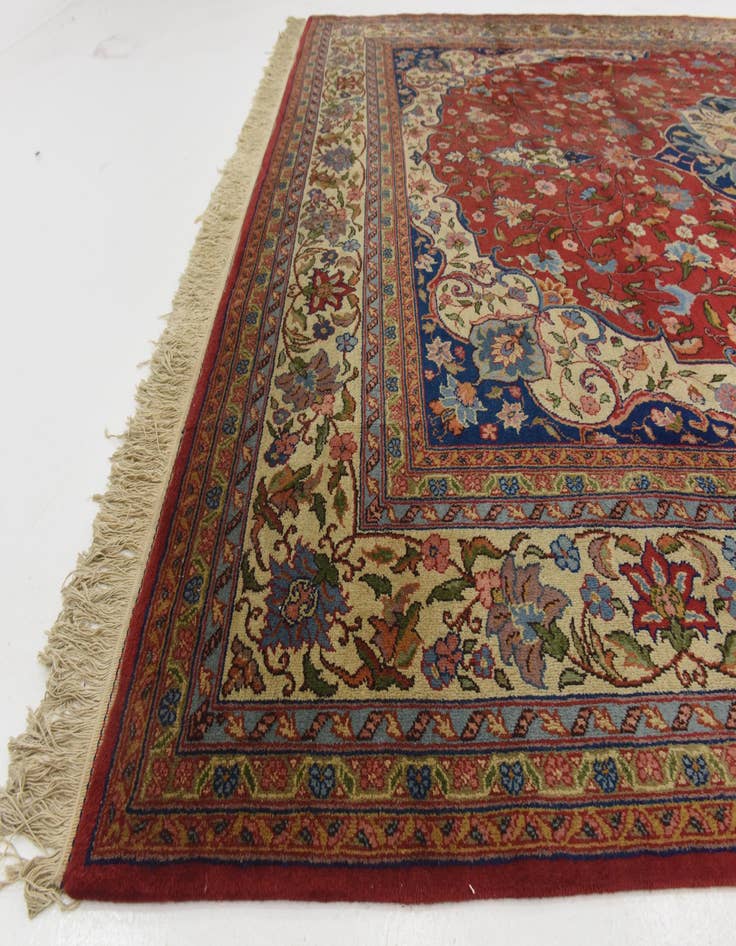 Detail image of  10' x 13' 2  Hand Knotted Tabriz Wool Rug