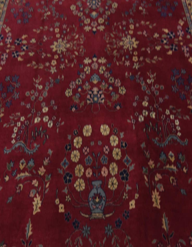 Detail image of  8' 9 x 11' 10  Hand Knotted Tabriz Wool Rug