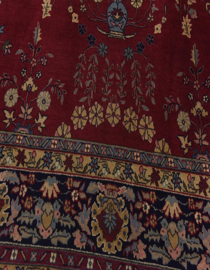 Detail image of  8' 9 x 11' 10  Hand Knotted Tabriz Wool Rug