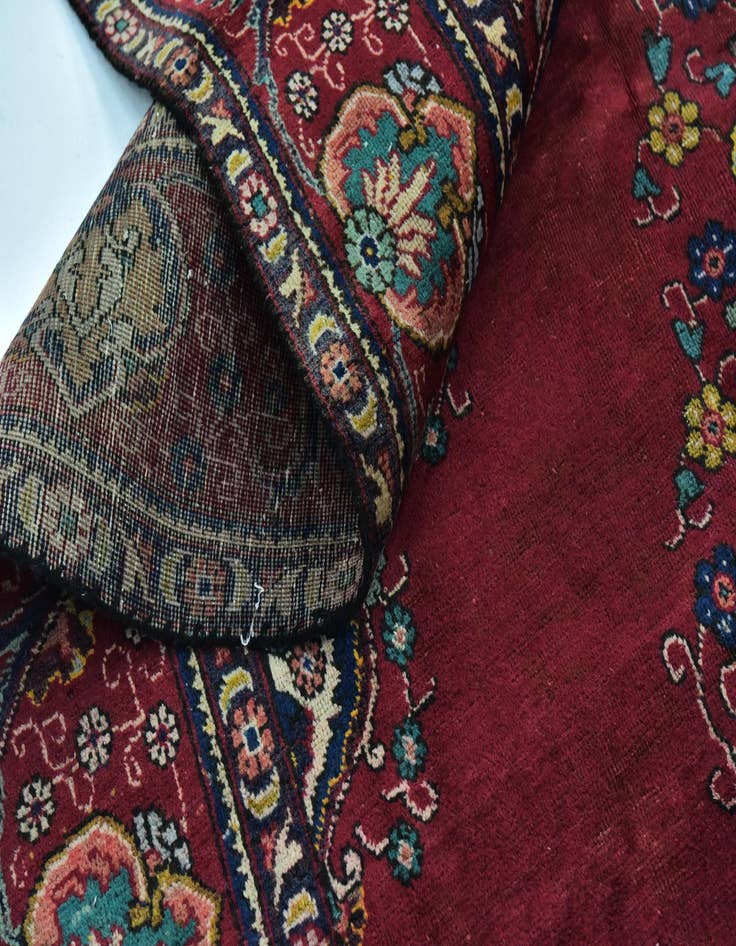 Detail image of  9' 7 x 12' 6  Hand Knotted Tabriz Persian Wool Rug