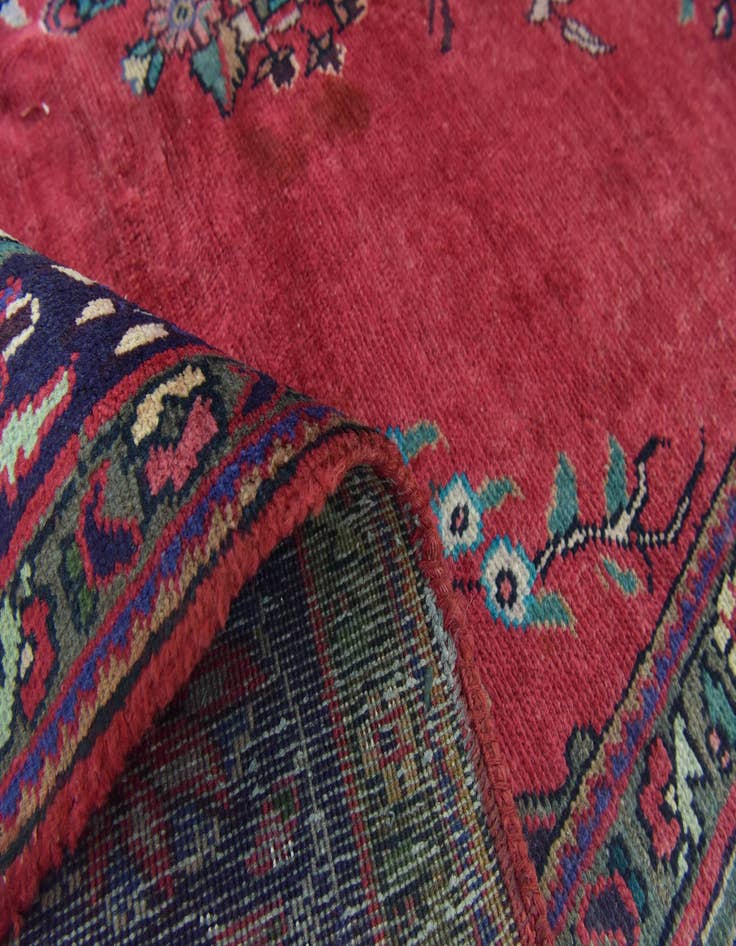 Detail image of  9' 7 x 12' 6  Hand Knotted Tabriz Persian Wool Rug