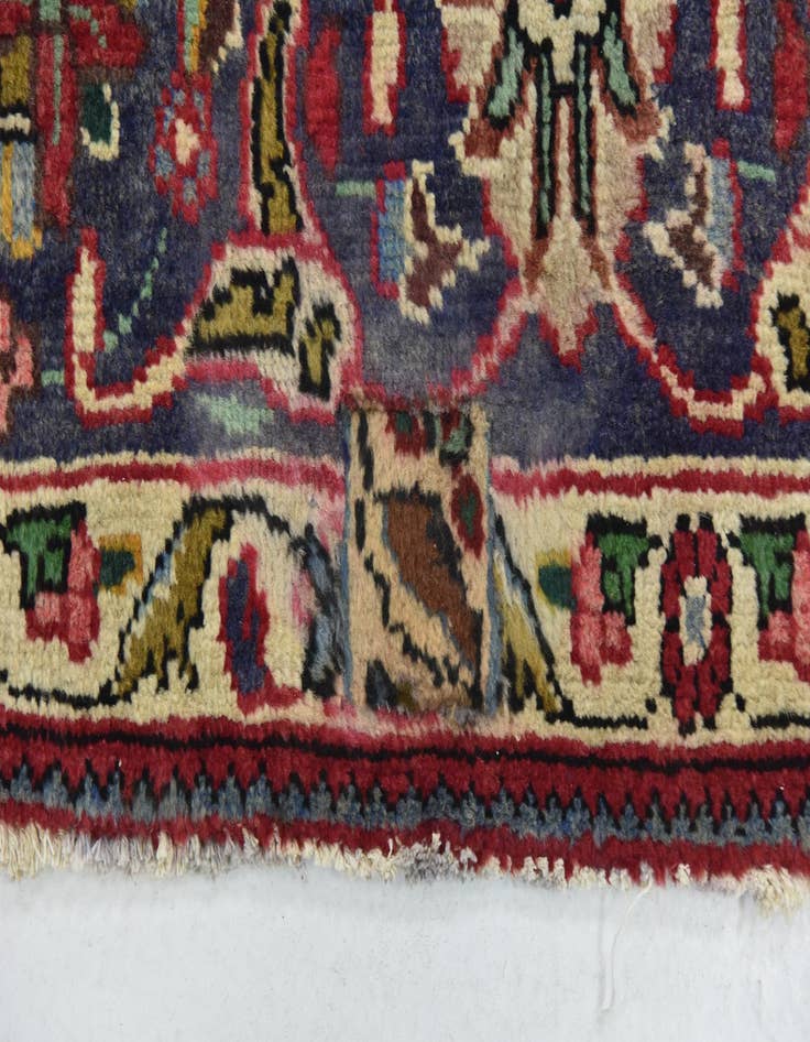 Detail image of  9' 9 x 13'  Hand Knotted Tabriz Persian Wool Rug
