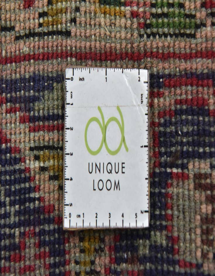 Detail image of  9' 9 x 13'  Hand Knotted Tabriz Persian Wool Rug