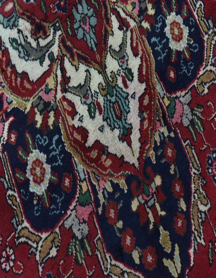 Detail image of  9' 8 x 12' 8  Hand Knotted Tabriz Persian Wool Rug