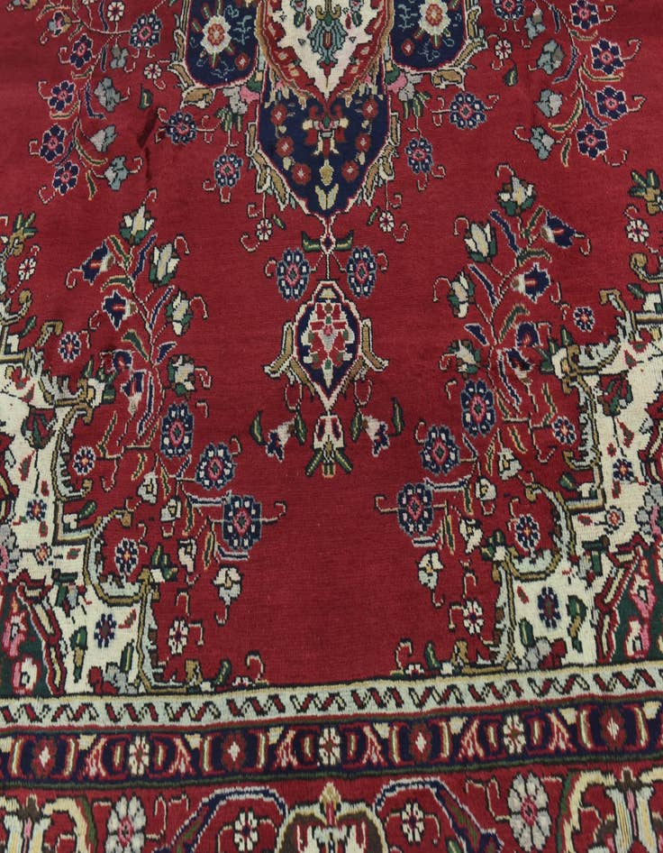 Detail image of  9' 8 x 12' 8  Hand Knotted Tabriz Persian Wool Rug