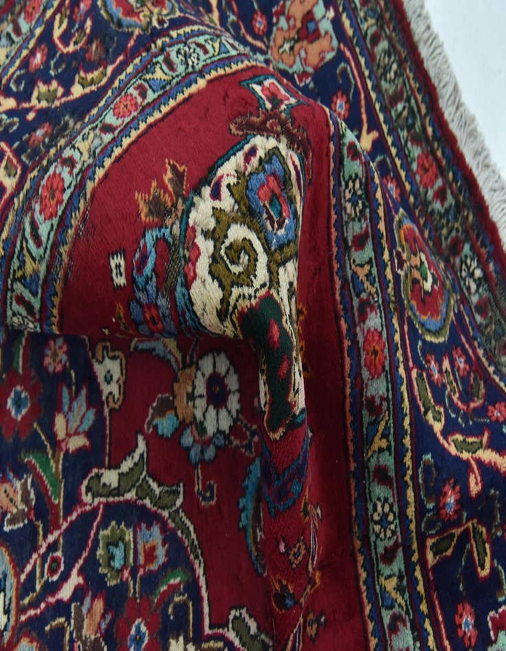 Detail image of  9' 9 x 12' 10  Hand Knotted Tabriz Persian Wool Rug