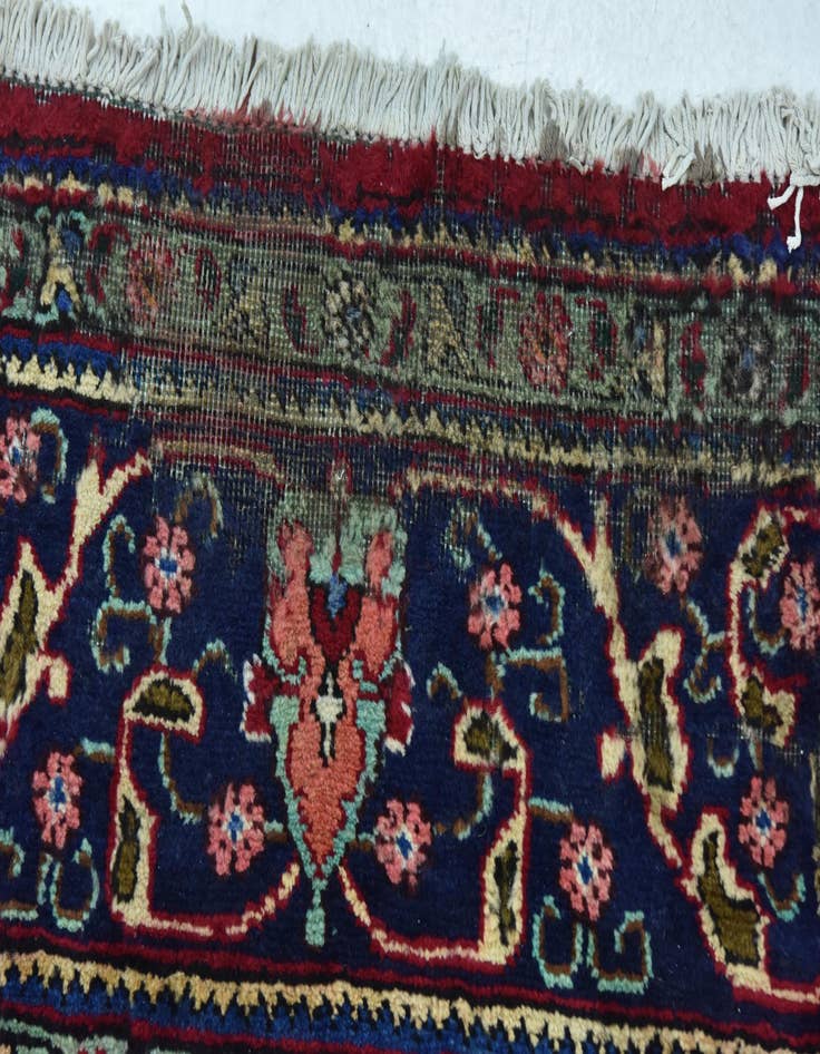 Detail image of  9' 9 x 12' 10  Hand Knotted Tabriz Persian Wool Rug