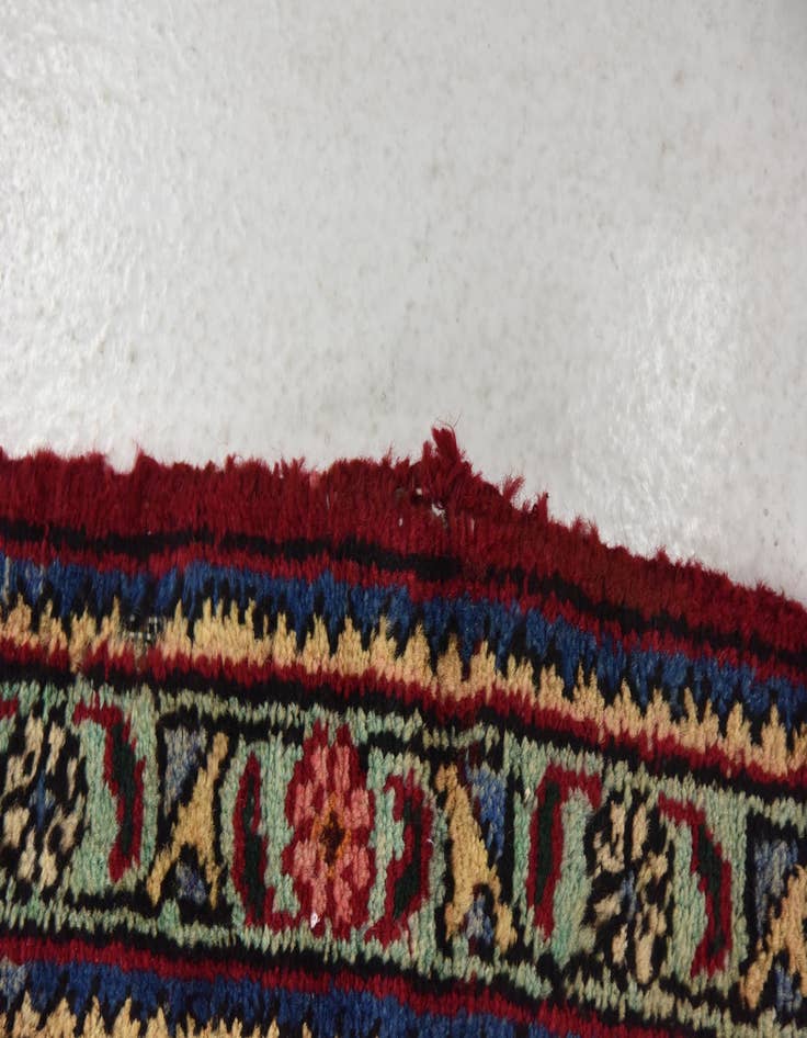 Detail image of  9' 9 x 12' 10  Hand Knotted Tabriz Persian Wool Rug