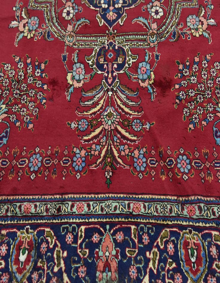 Detail image of  9' 9 x 12' 10  Hand Knotted Tabriz Persian Wool Rug