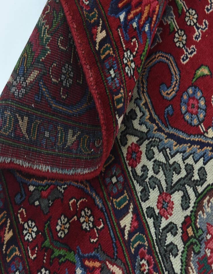 Detail image of  9' 7 x 12' 7  Hand Knotted Tabriz Persian Wool Rug