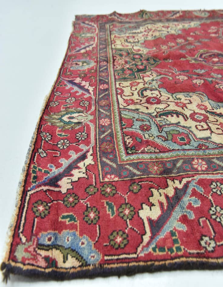 Detail image of 6' x 8' 9 Hand Knotted Tabriz Persian Wool Rug