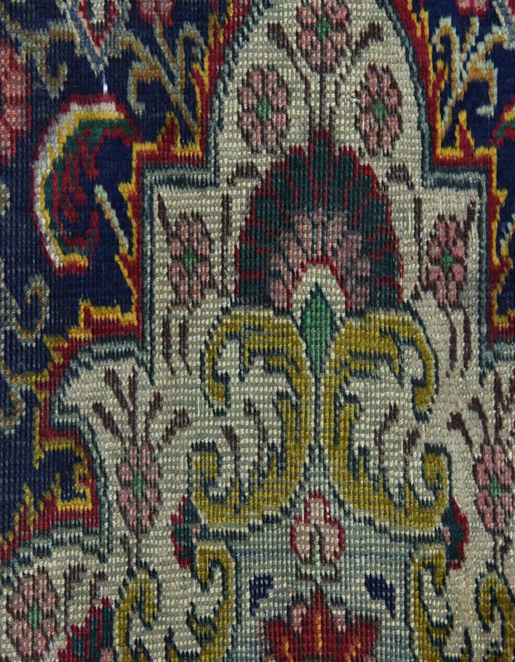 Detail image of 10' x 12' 9 Hand Knotted Tabriz Persian Wool Rug