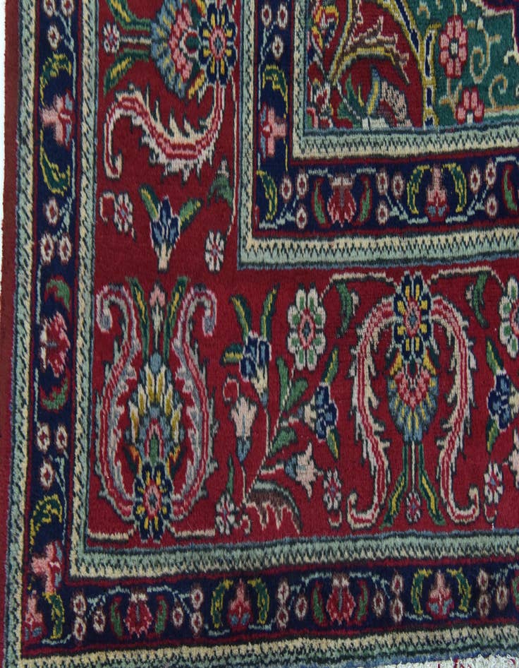 Detail image of 10' x 12' 9 Hand Knotted Tabriz Persian Wool Rug