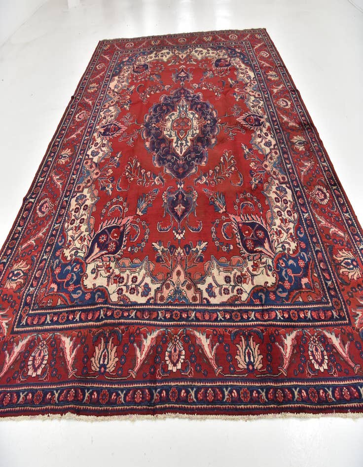 Detail image of  9' 10 x 12' 8  Hand Knotted Tabriz Persian Wool Rug