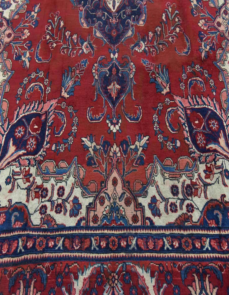 Detail image of  9' 10 x 12' 8  Hand Knotted Tabriz Persian Wool Rug