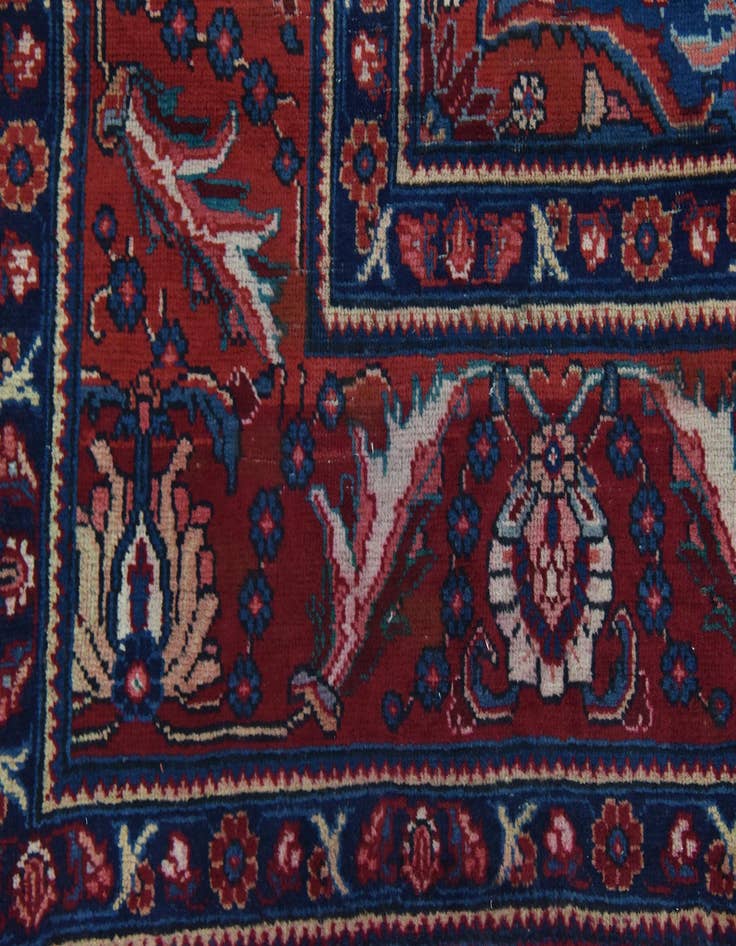 Detail image of  9' 10 x 12' 8  Hand Knotted Tabriz Persian Wool Rug