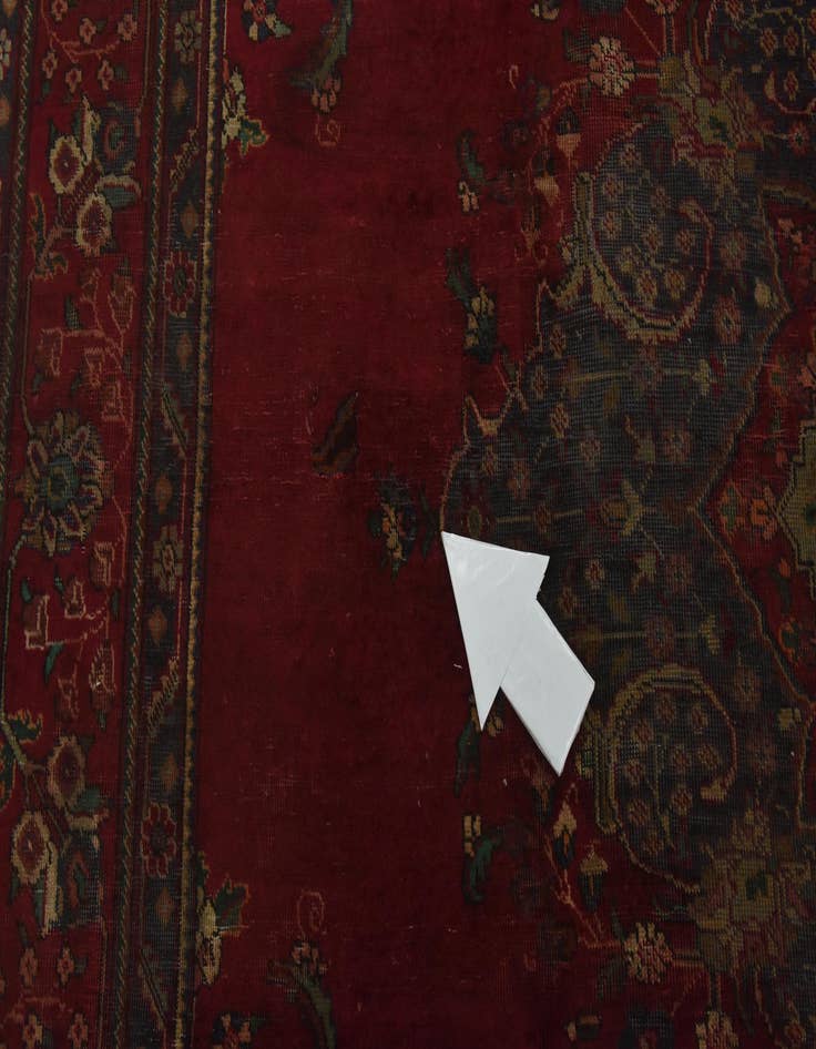 Detail image of 9' 8 x 11' 10 Hand Knotted Tabriz Persian Wool Rug