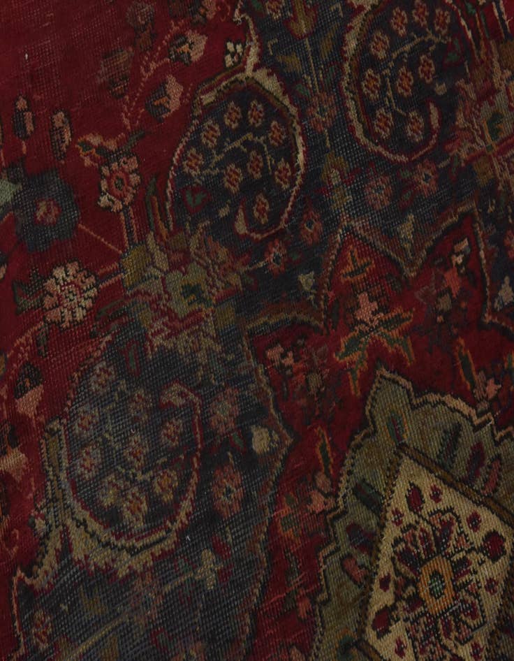 Detail image of 9' 8 x 11' 10 Hand Knotted Tabriz Persian Wool Rug