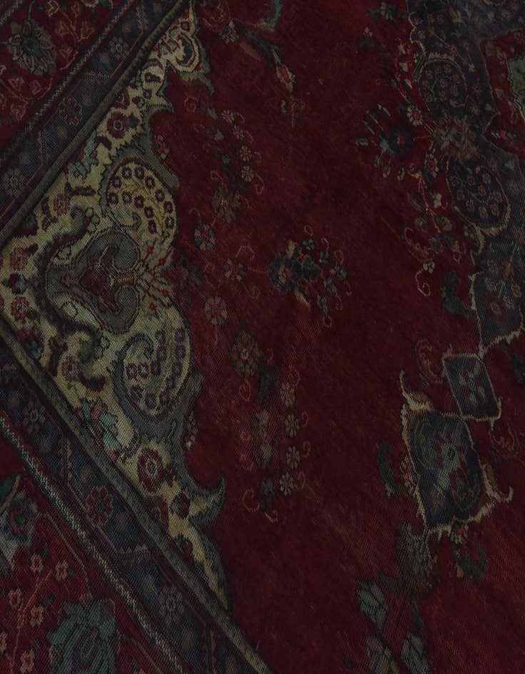 Detail image of 9' 8 x 11' 10 Hand Knotted Tabriz Persian Wool Rug