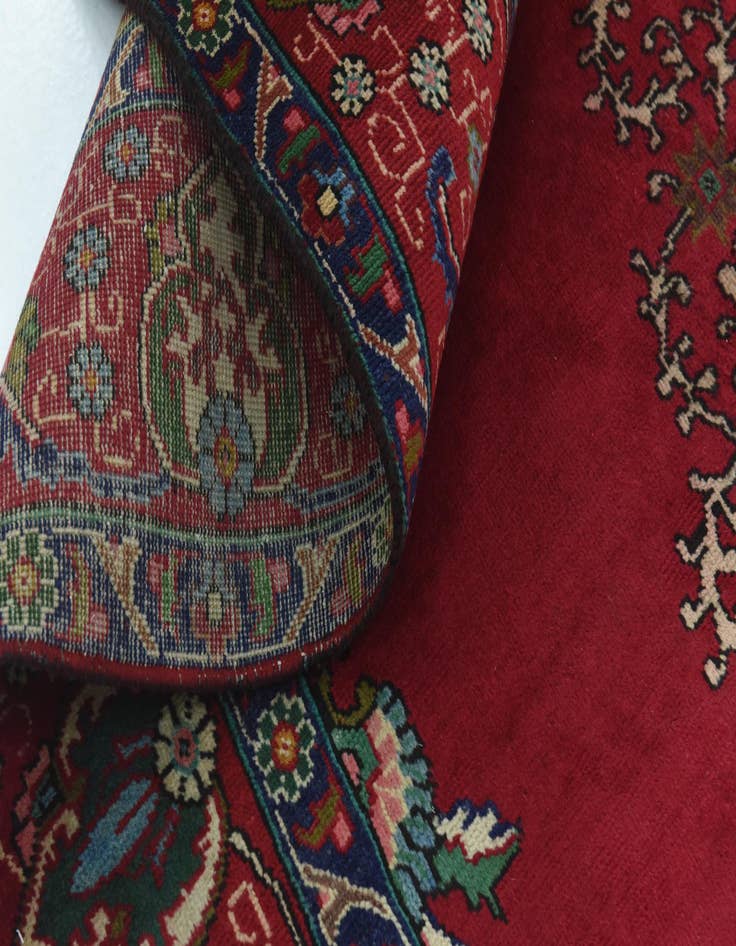 Detail image of  9' 6 x 13'  Hand Knotted Tabriz Persian Wool Rug